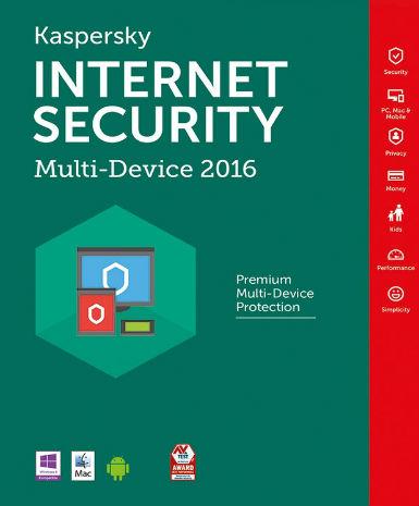 Kaspersky Internet Security Multi Device 2016 1 Year 4 PC