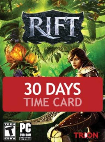 Rift 30-days time card