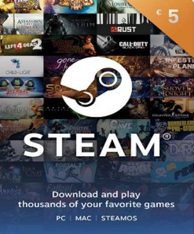 Steam Gift Card 5 u20ac