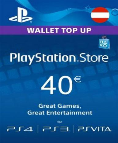 Playstation Network Card (PSN) 40u20ac (Austrian)