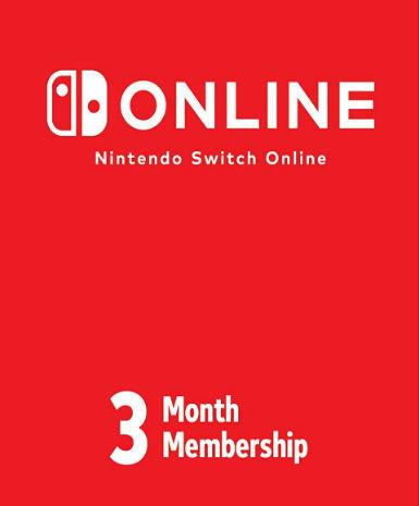 Nintendo Switch 3 month Subscription