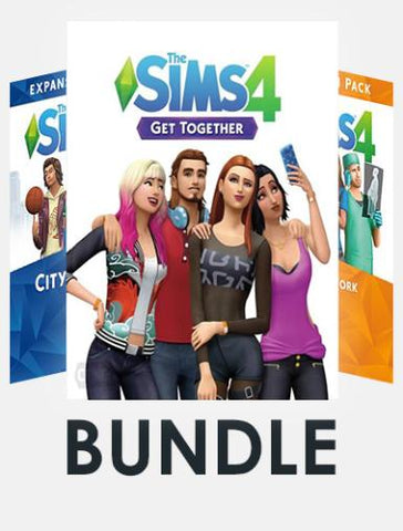 The Sims 4 - Expansions Bundle (incl. City Living, Get to Work, Get Together)