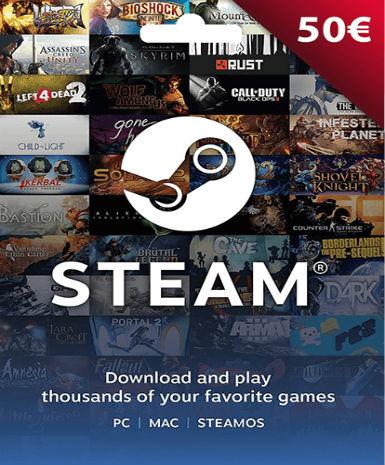 Steam Gift Card 50 u20ac