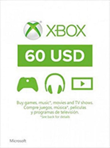 Xbox Live 60 USD