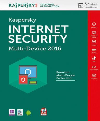 Kaspersky Internet Security Multi Device 2016 1 Year 5 PC