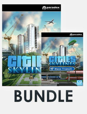 Cities: Skylines Bundle 2 (Incl. Cities: Skylines + Cities: Skylines - Mass Transit DLC)