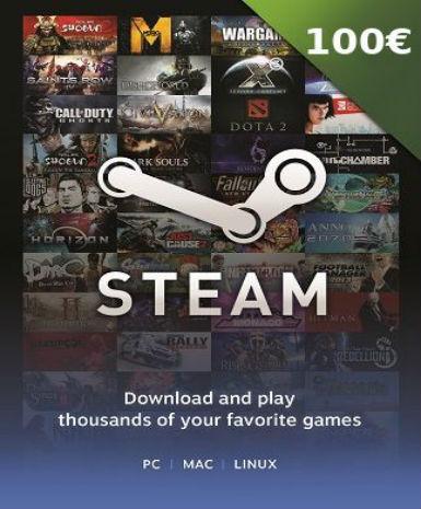Steam Gift Card 100 u20ac