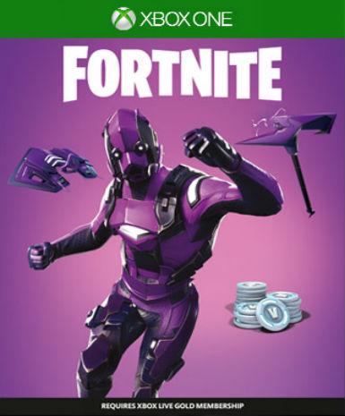 Fortnite: Dark Vertex Skin + 500 V-Bucks (Xbox One)