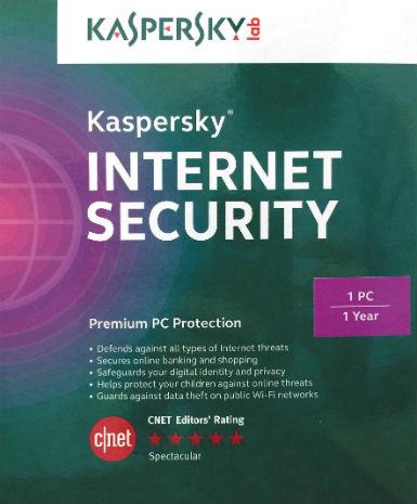 Kaspersky Internet Security 2015 1 Year 1 PC