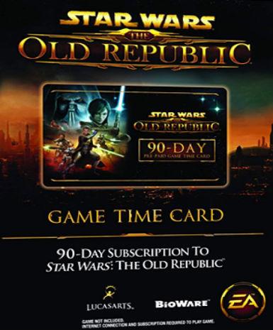 Star Wars: The Old Republic - 90-day Time Card