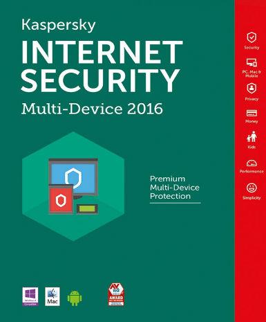 Kaspersky Internet Security Multi Device 2016 1 Year 2 PC