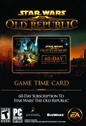 Star Wars: The Old Republic (SWTOR) 60-day Time Card
