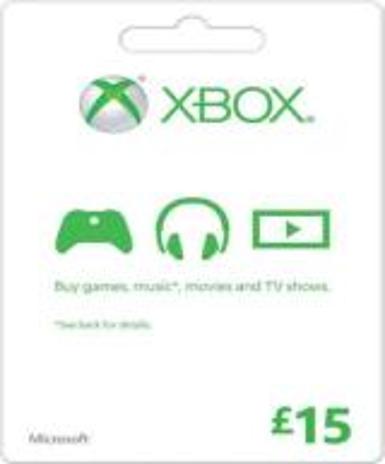 Xbox Live Card 15&pound;