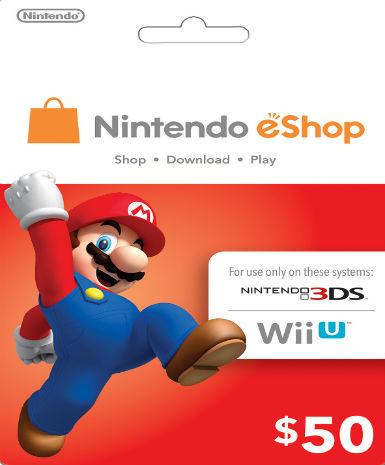 Nintendo eShop $50