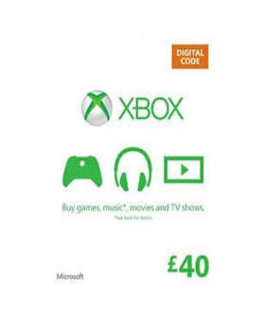 Xbox Live Card 40&pound; (GBP)