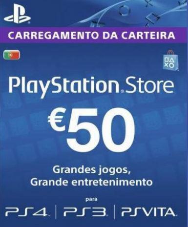 Playstation Network Card (PSN) 50 EUR (Portugal)