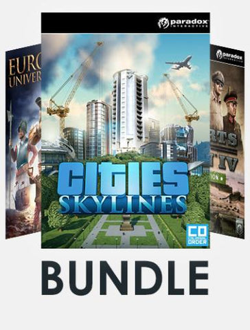 Paradox Strategy Games Bundle (Incl. Cities: Skylines + Europa Universalis IV + Hearts of Iron IV Cadet Edition)