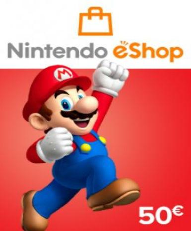 Nintendo eShop Card EUROPE 50 EUR
