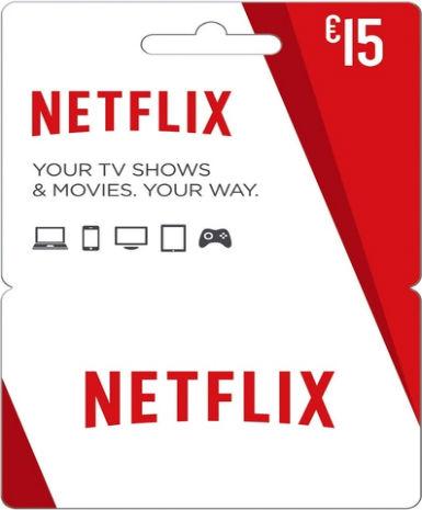 Netflix 15u20ac Card